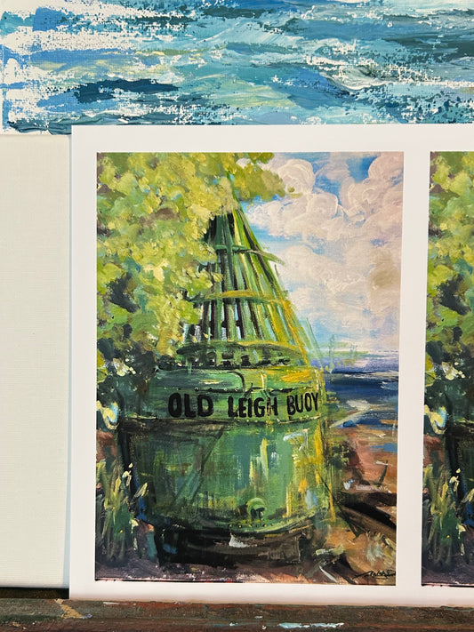 Old Leigh Buoy Print