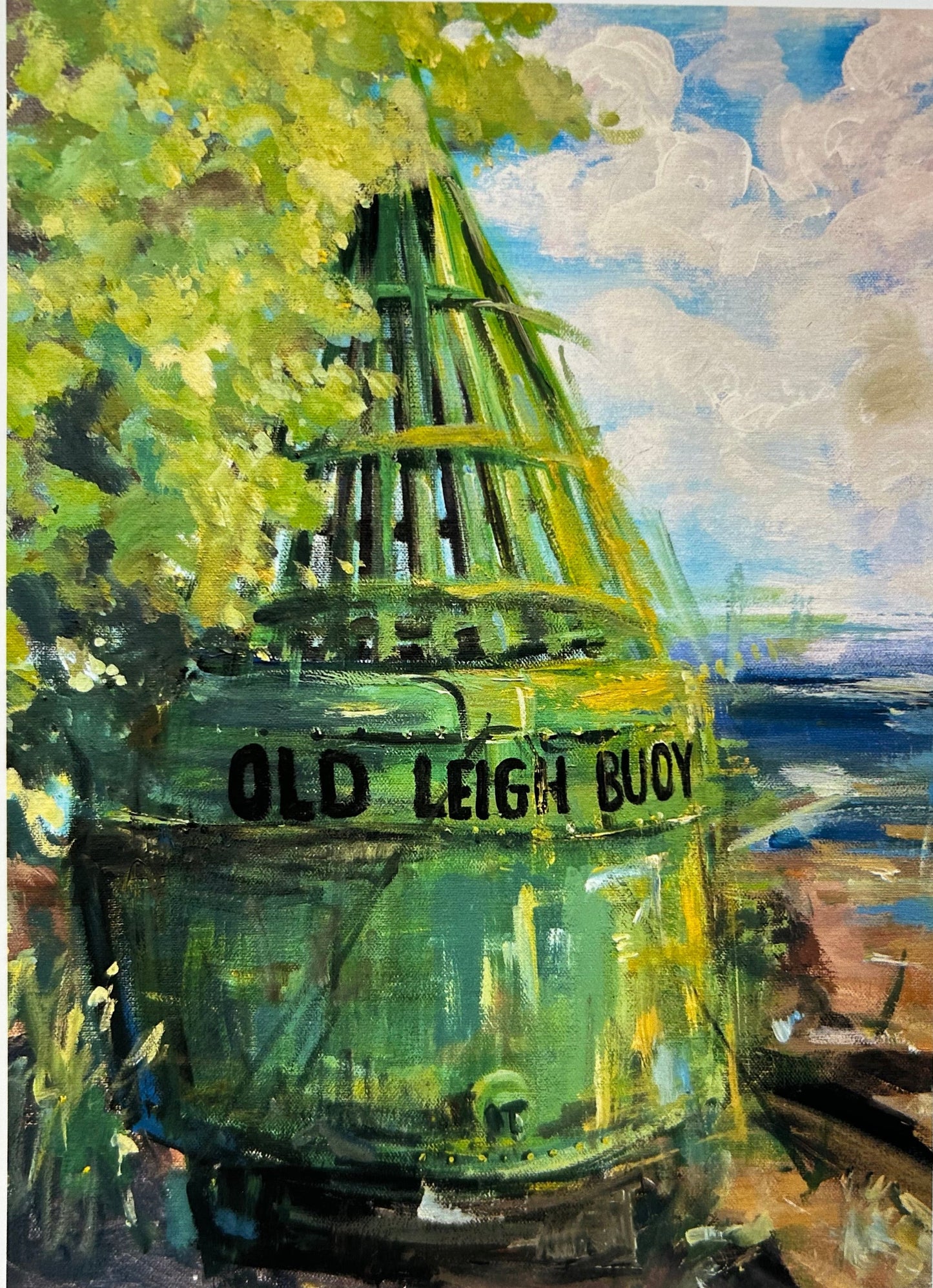 Old Leigh Buoy Print