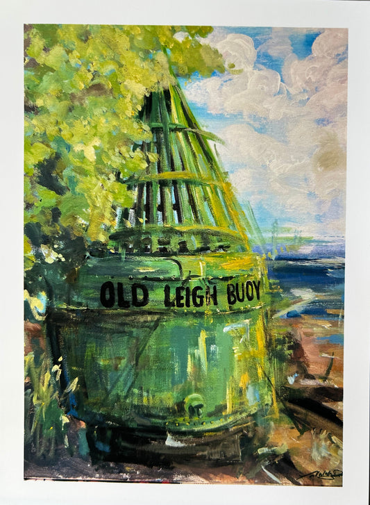 Old Leigh Buoy Print