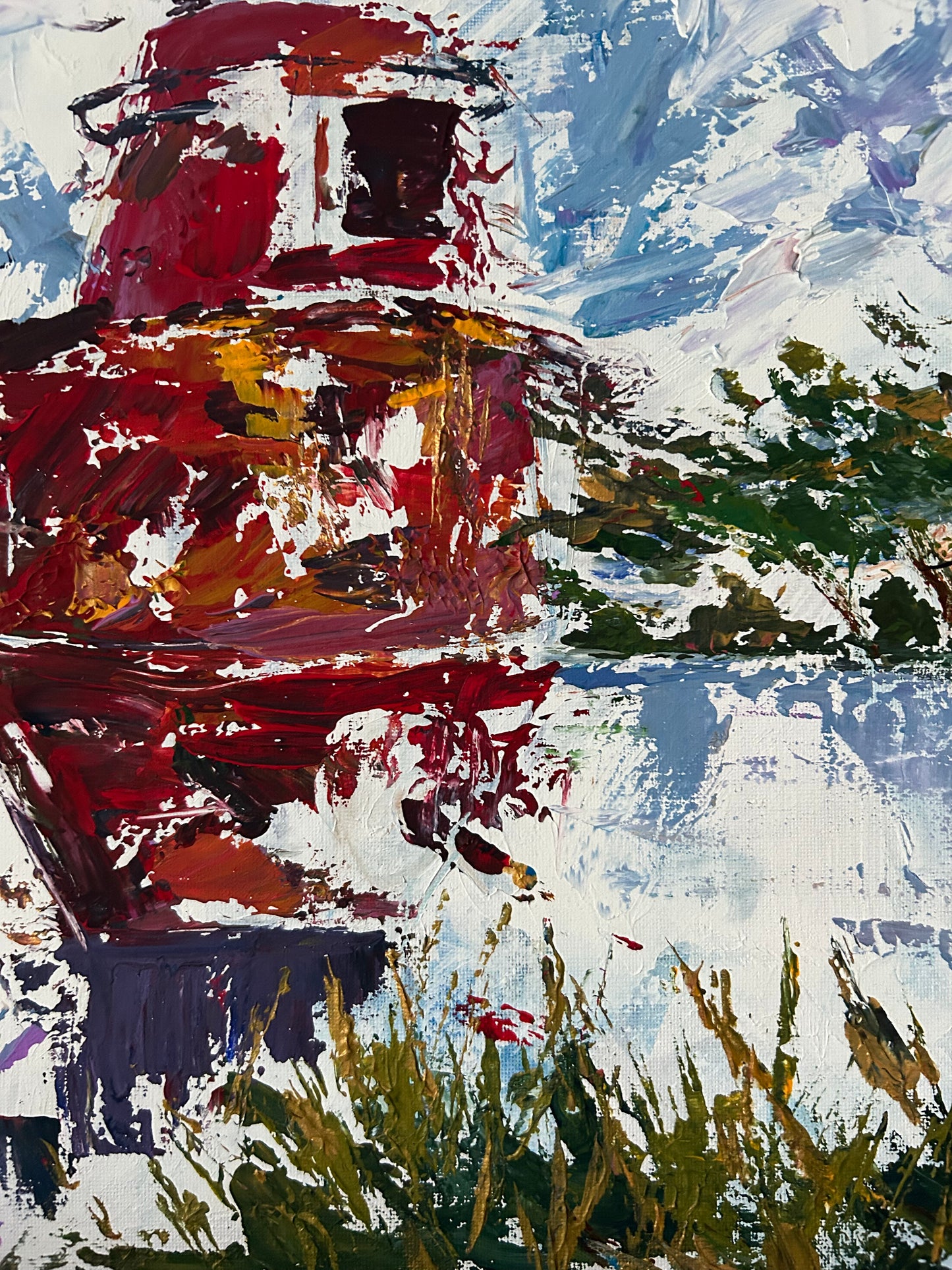 Red buoy