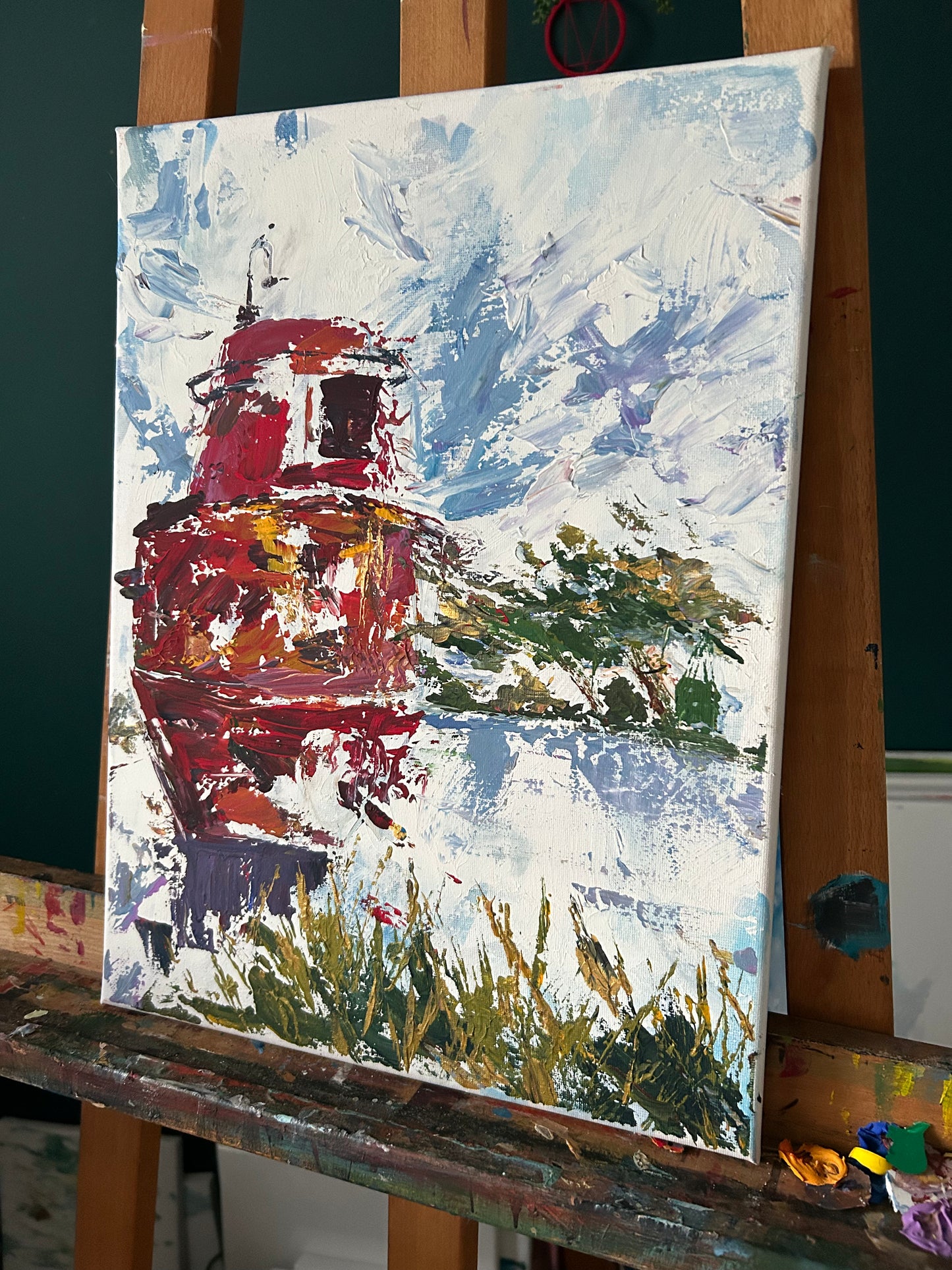 Red buoy
